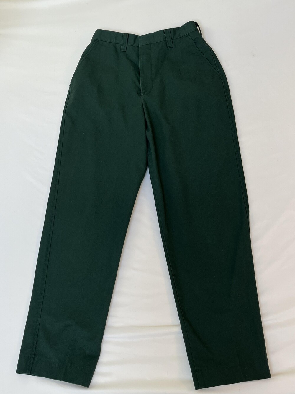 Vintage US Forest Service Trousers 29x26 Green Canvas Straight Leg